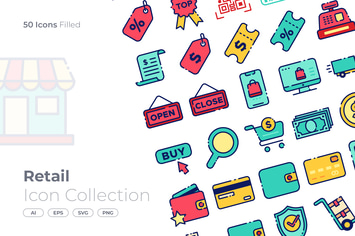Retail Filled Icon