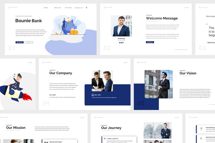 Bounie Company Profile Powerpoint Template