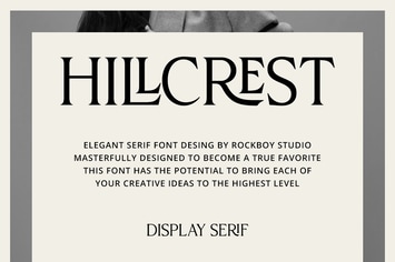 Hillcrest - Display Serif Font