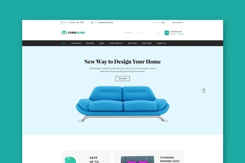 FurnHome : Furniture Shop eCommerce PSD Template
