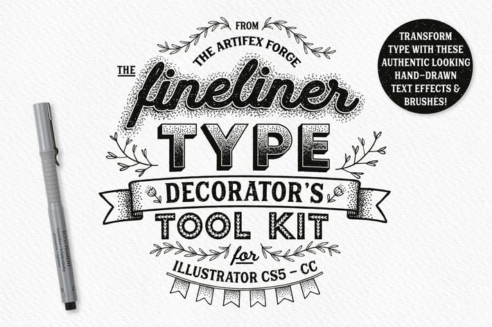 Fineliner Type Decorator's Tool Kit