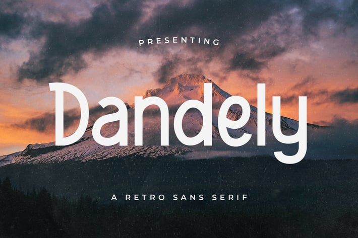 Dandely – Retro Sans Serif