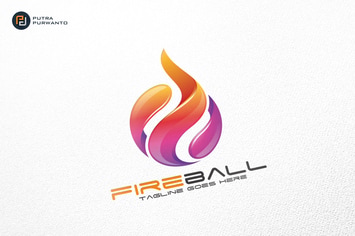 Fireball / Fire / Logo Template