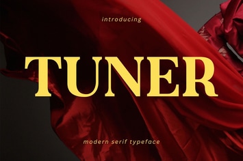 TUNER - MODERN SERIF TYPEFACE