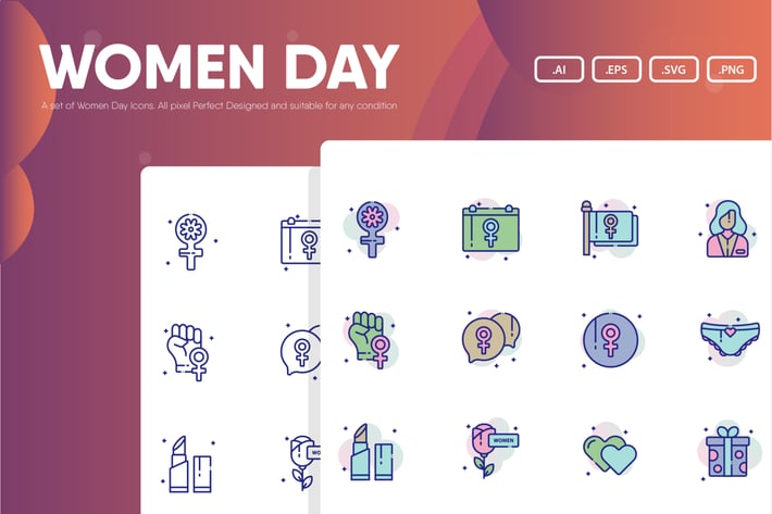 Women's Day Icon Pack