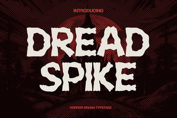Dreadspike - Horror Brush Font
