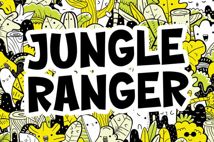 Jungle Ranger - The Playful Gaming Font