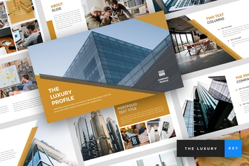 The Luxury - Pitch Deck Keynote Template