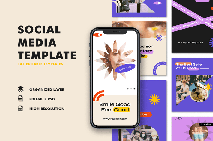 Instagram Templates - Candies