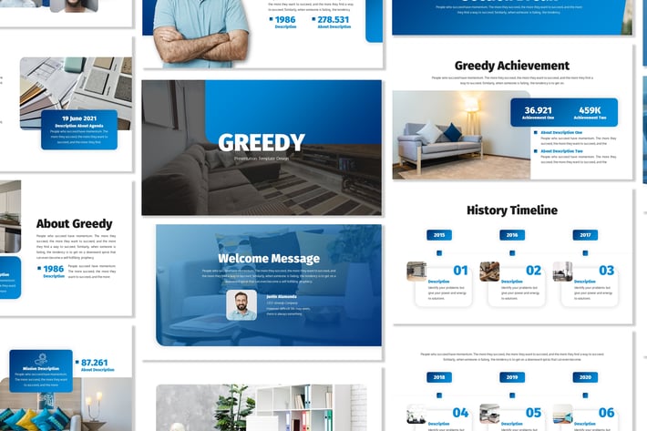 Greedy - Business Template Prensentation