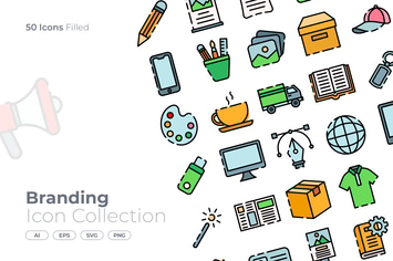 Branding Filled Icon
