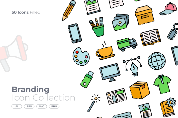 Branding Filled Icon