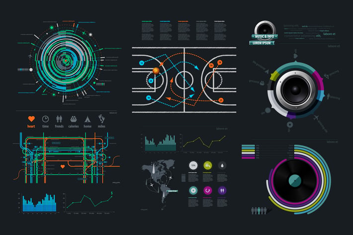 Vector infographics element
