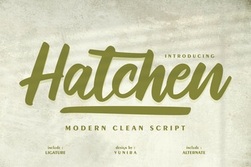 Hatchen | Modern Clean Script
