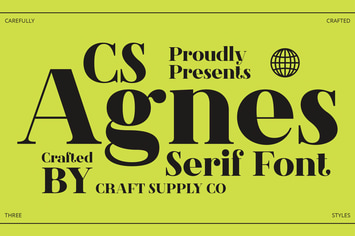 CS Agnes – Serif Font