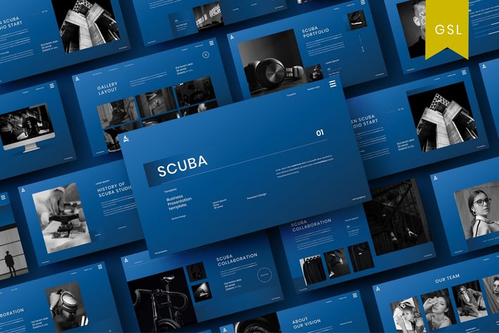 Scuba – Business PowerPoint Template