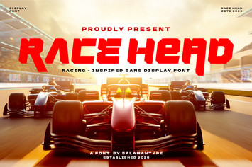 Race Head – Racing Sports Font