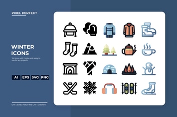 Winter Icon - 5 Styles
