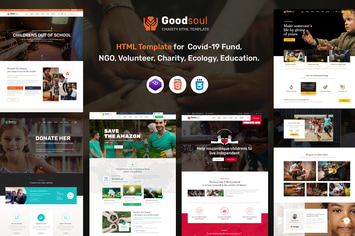GoodSoul - Charity and Fundraising HTML Template 