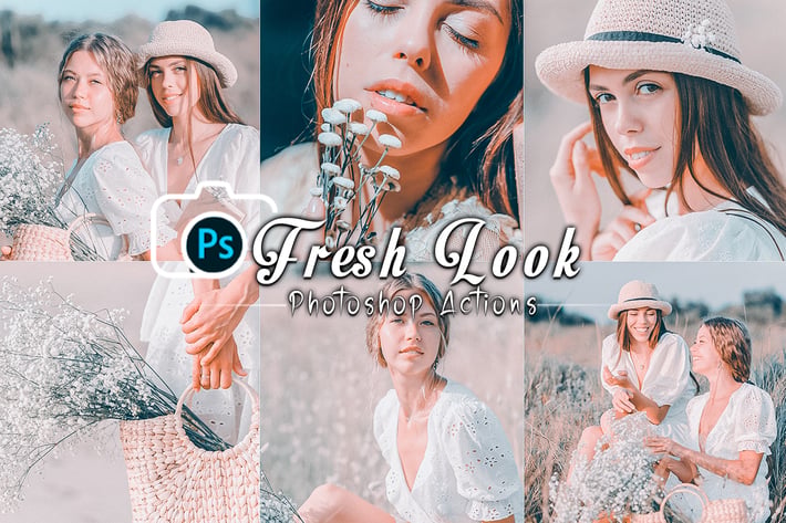 Fresh look Effects Photoshop Actions 