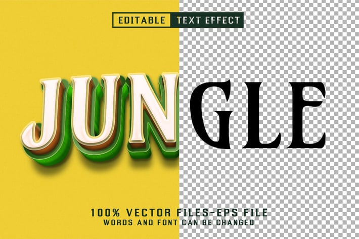 Junggle 3d Text - Editable Text Effect