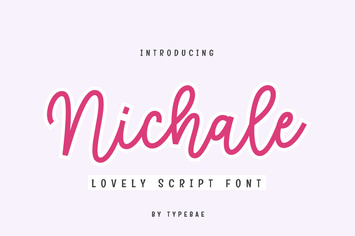 Nichale - Lovely Handwritten Script Font