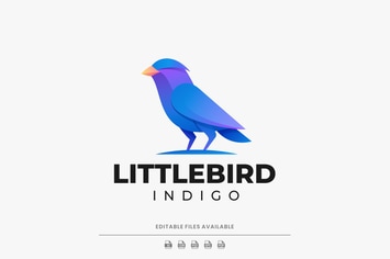 Little Bird Gradient Logo