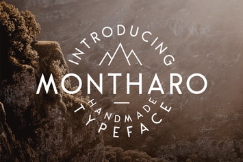Montharo Typeface + Extras