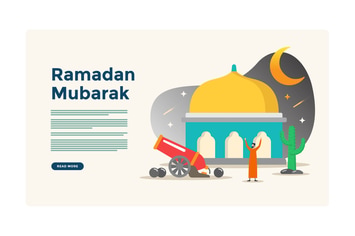Ramadan Mubarak Illustration