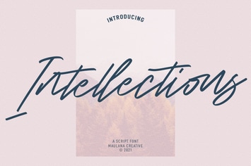Intellections Signature Script Font