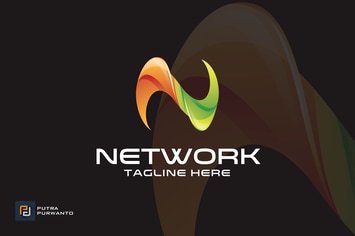Network / Letter N - Logo Template