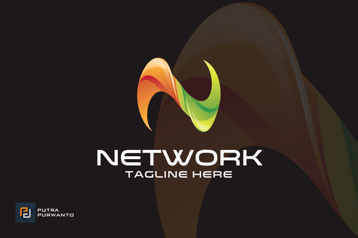 Network / Letter N - Logo Template