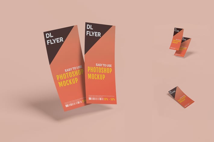 DL Flyer Mockup Vertical