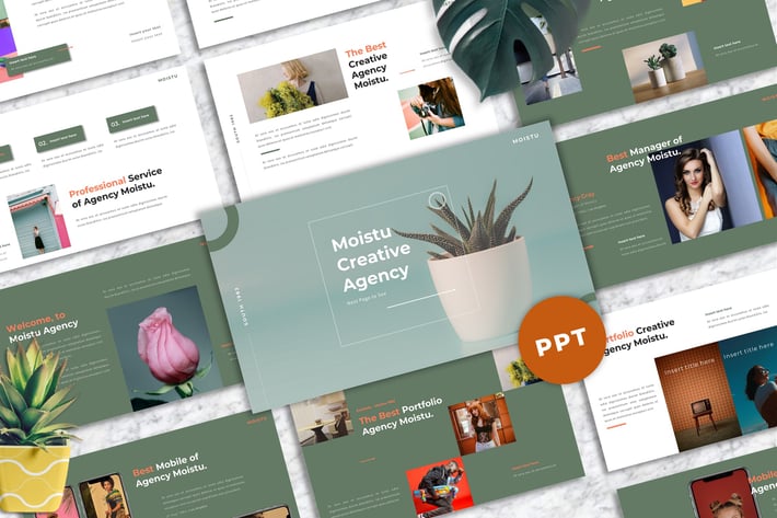 Moistu - Creative Powerpoint Templates