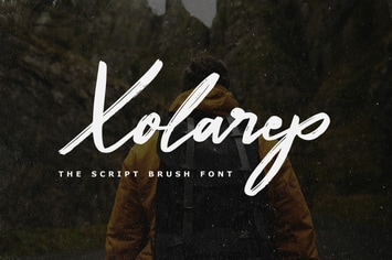 Xolarep - The Script Brush Font
