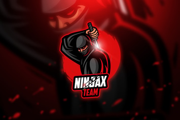 Ninja 3 - Mascot & Esport Logo