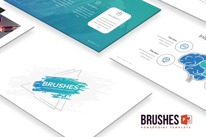 Brushes Powerpoint Template