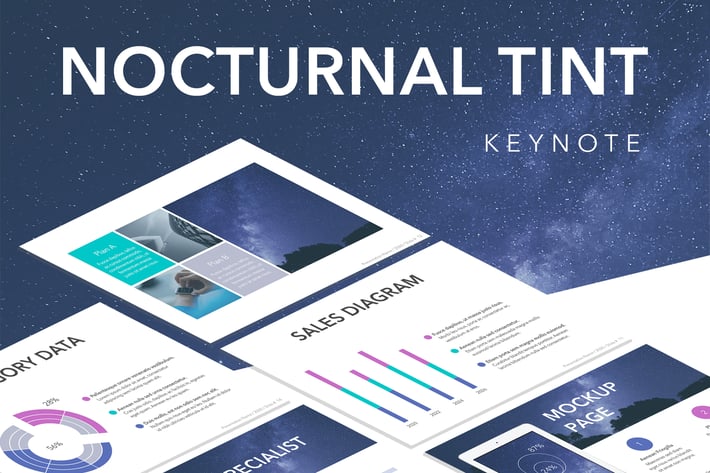 Nocturnal Tint Keynote Template