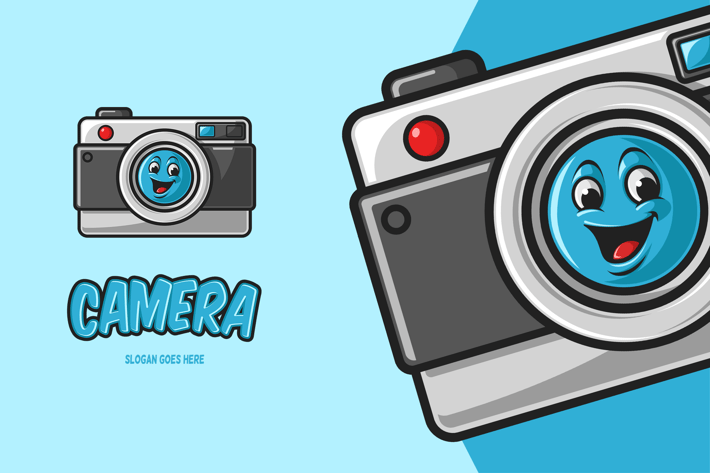 Camera - Mascot Logo