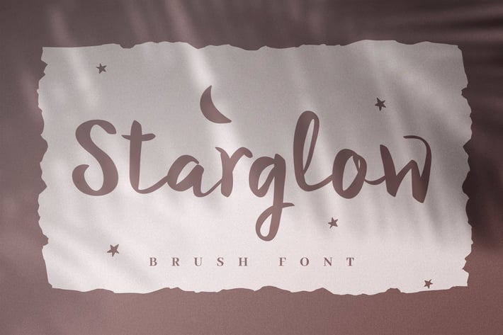 Starglow - Bold Handwritten Script Font