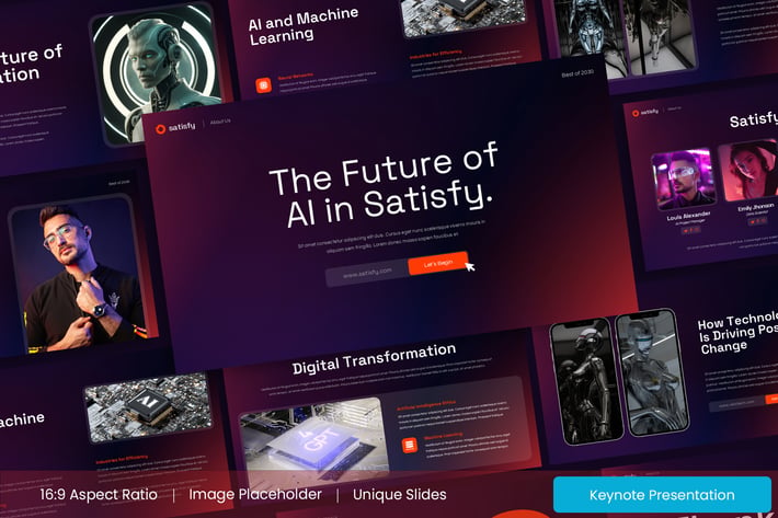 Satisfy - Artificial Intelligence AI Presentation