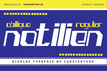 Notilien - Display Font