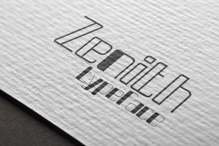 Zenith typeface