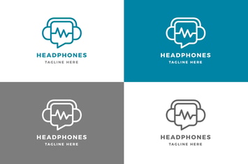 Headphone - Logo Template
