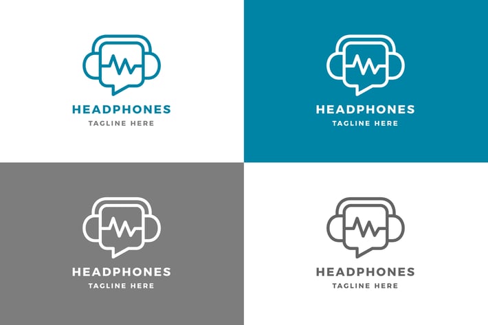 Headphone - Logo Template