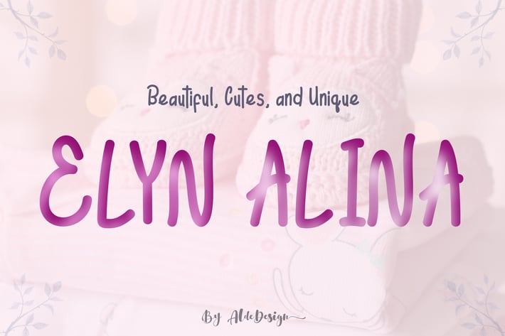 Elyn Alina - Handmade Font