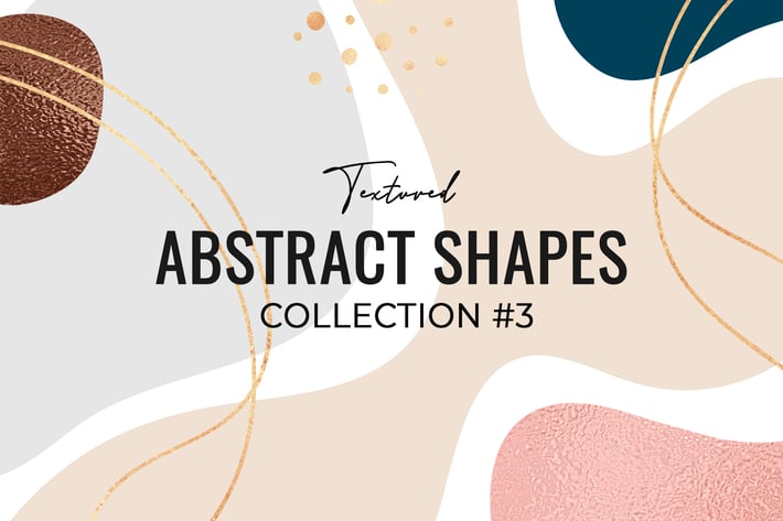 Textured Abstract Shapes #3