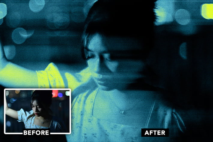 Halftone Photo Effect