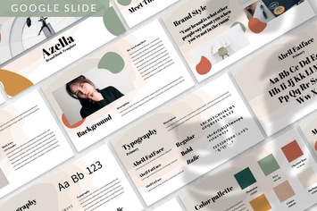 Azella - Brandbook Google Slide Template