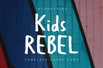 Kids Rebel - Happy Font